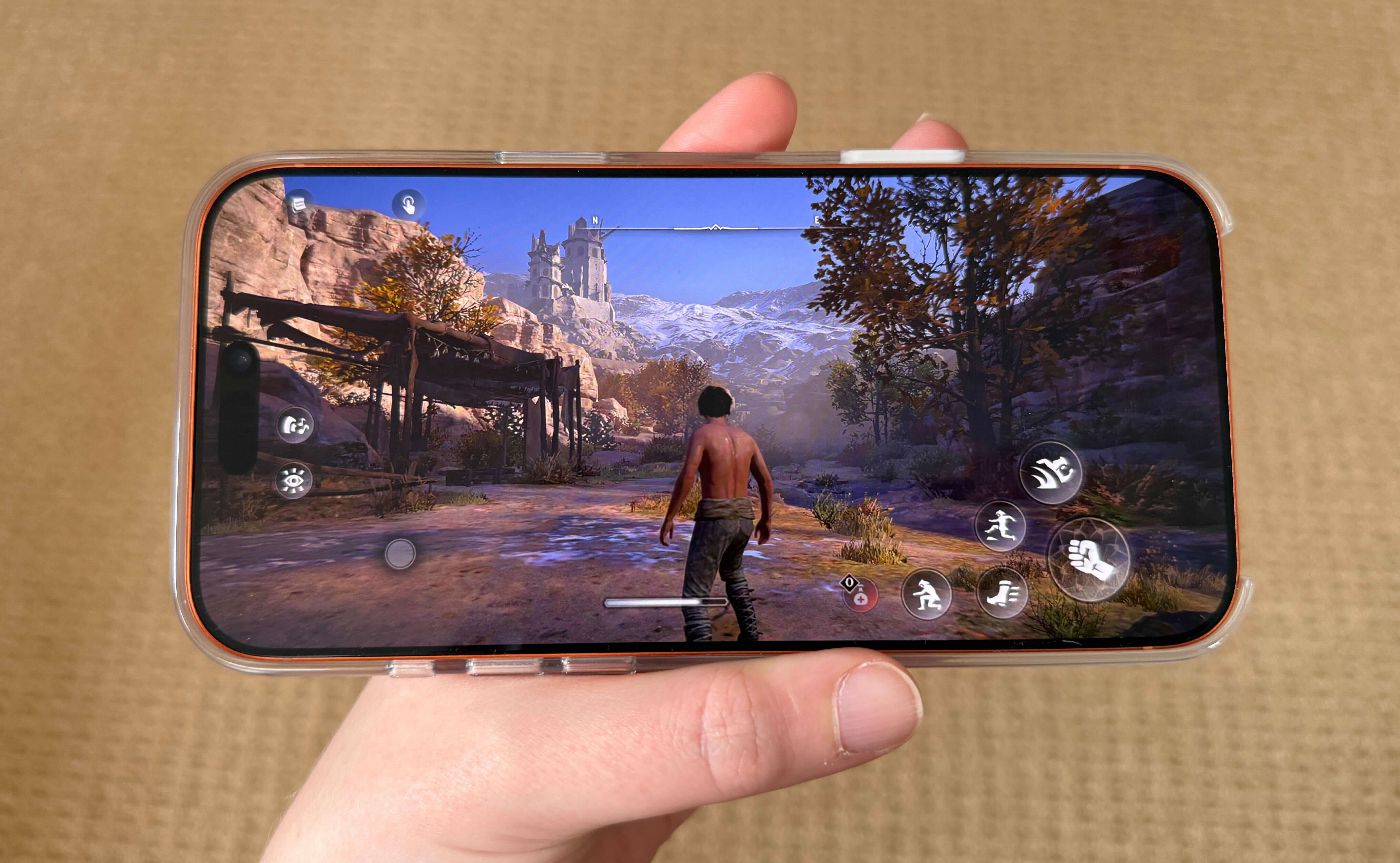 Titanium frame detail